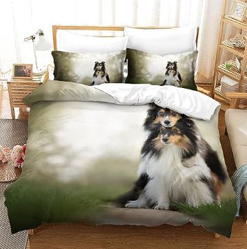 housse de couette berger des shetland berger shetland