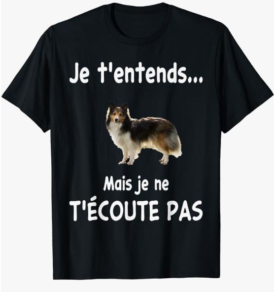 t-shirt berger des shetland berger shetland
